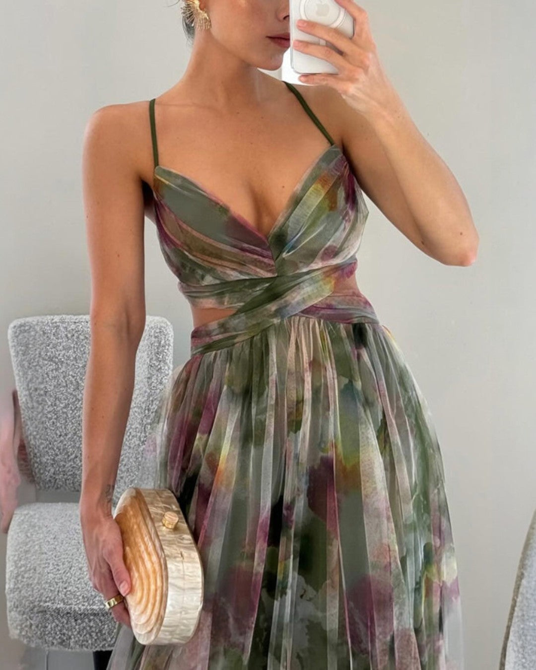 Serena | Floral Print Maxi Dress