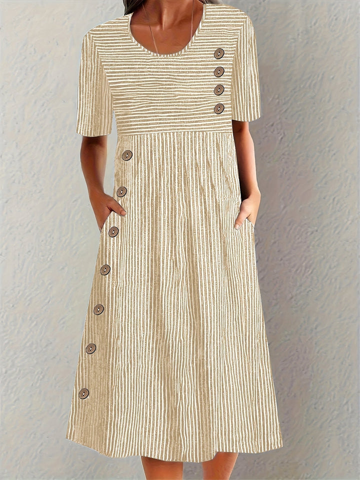 Leah | Striped Summer Dress