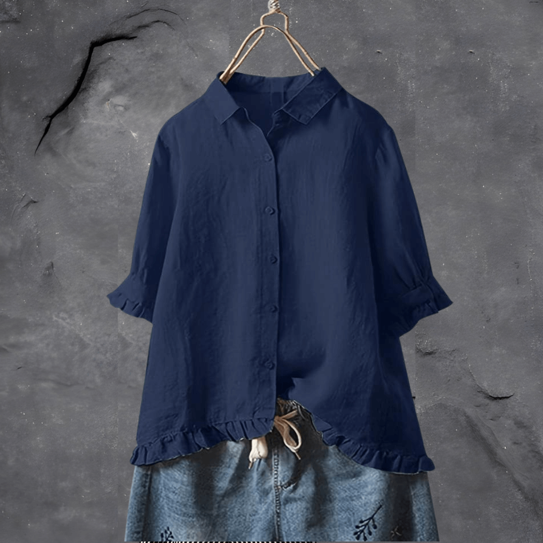Valeria |  Elegant Button Shirt