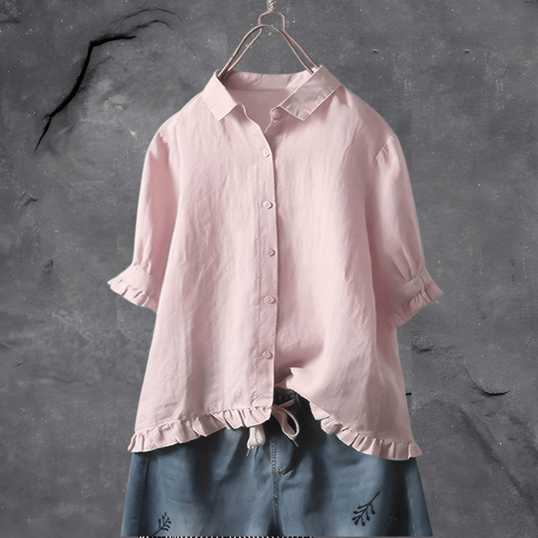 Valeria |  Elegant Button Shirt