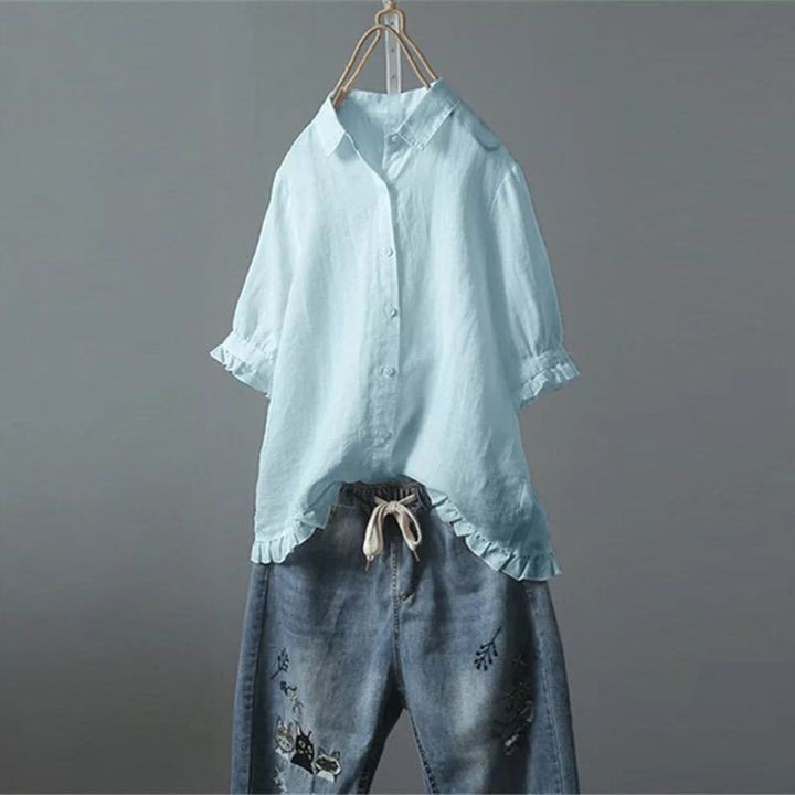 Valeria |  Elegant Button Shirt