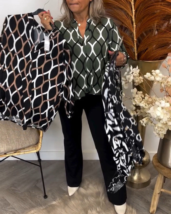 Janny | Casual Blouse with Long Sleeves