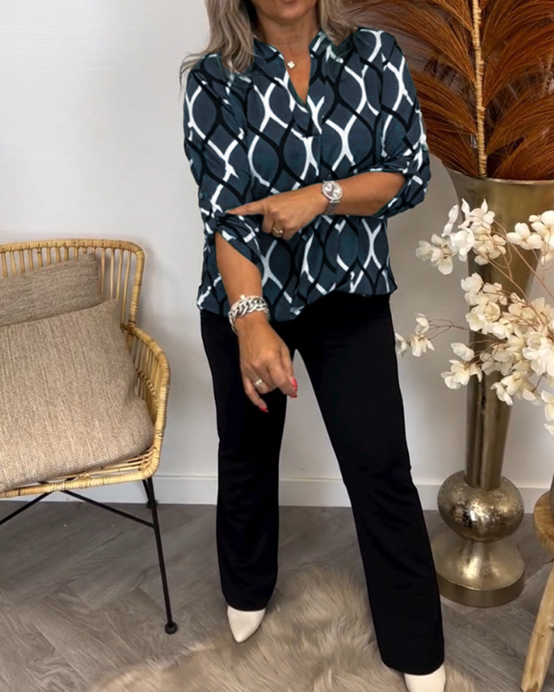 Janny | Casual Blouse with Long Sleeves