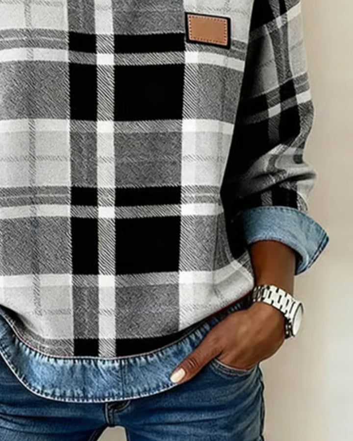 Nadine | Casual Denim Sweater