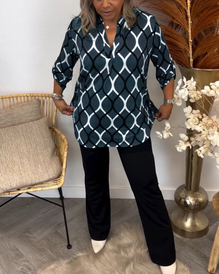Janny | Casual Blouse with Long Sleeves