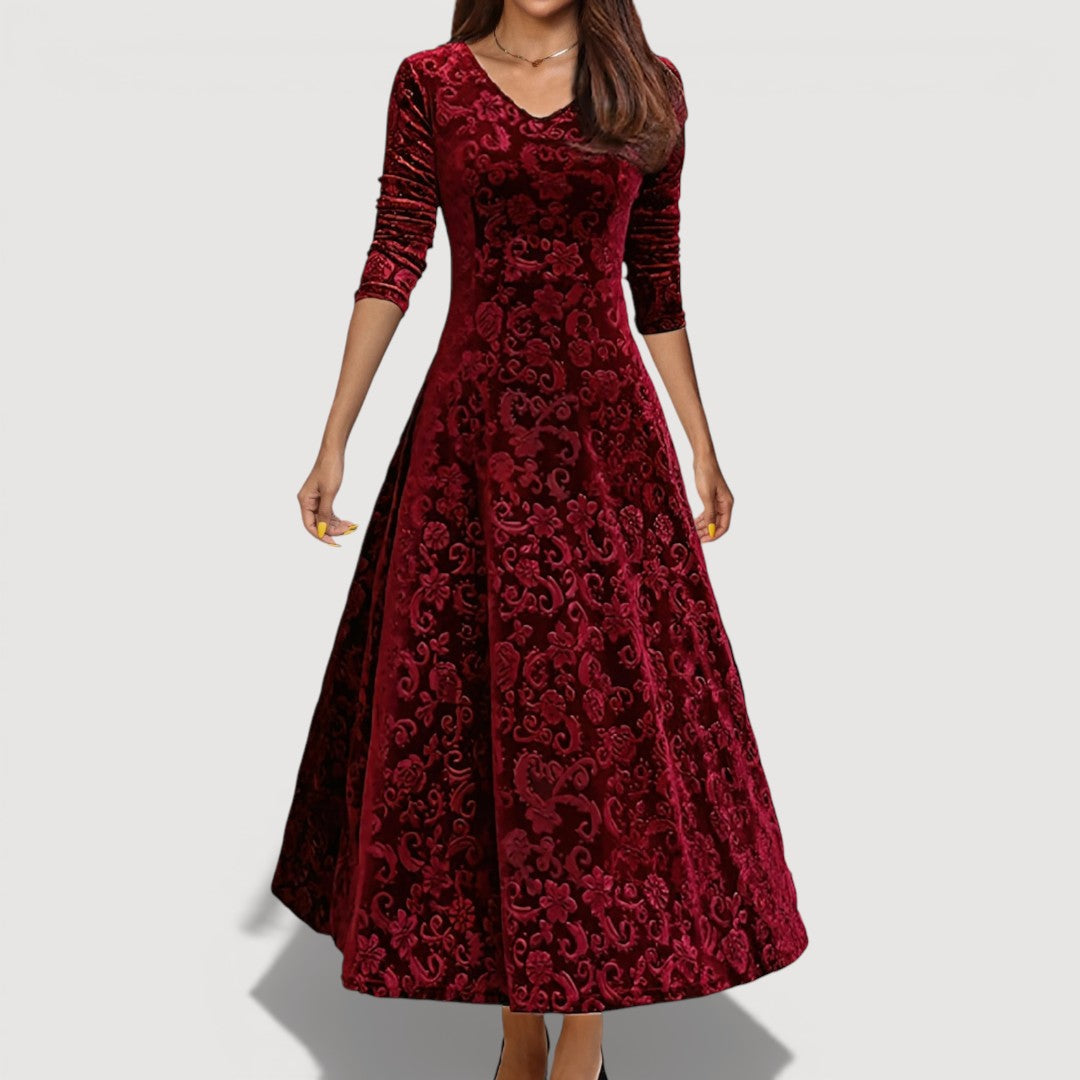 Jillian | Elegant Floral Dress
