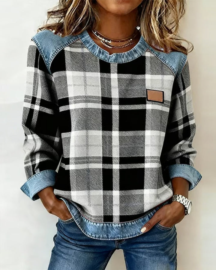 Nadine | Casual Denim Sweater