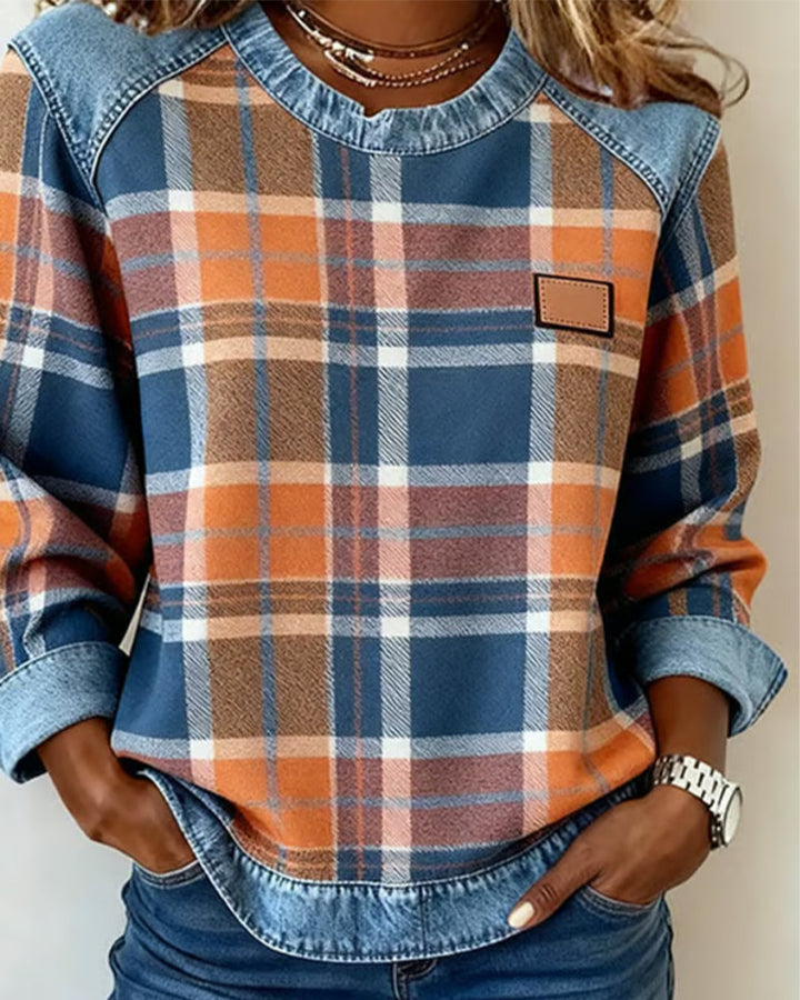 Nadine | Casual Denim Sweater