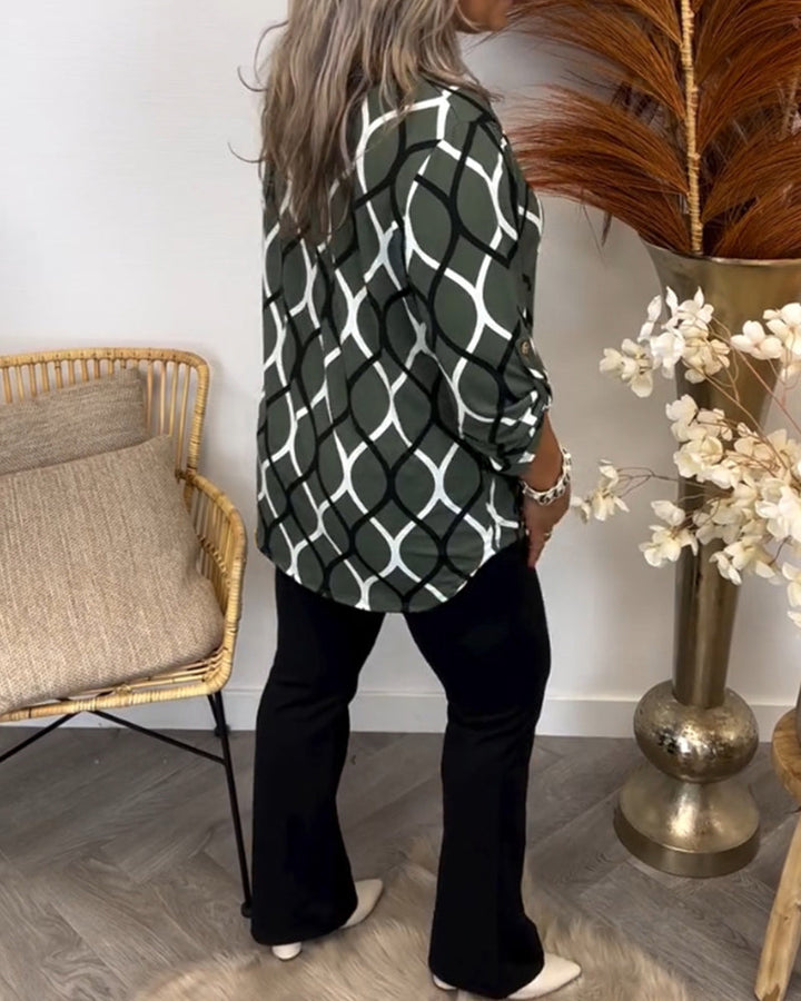 Janny | Casual Blouse with Long Sleeves