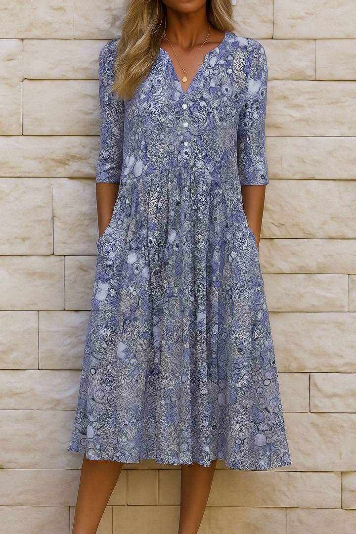 Lizzie | Elegant Dress with V-Neck