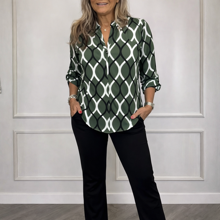 Janny | Casual Blouse with Long Sleeves