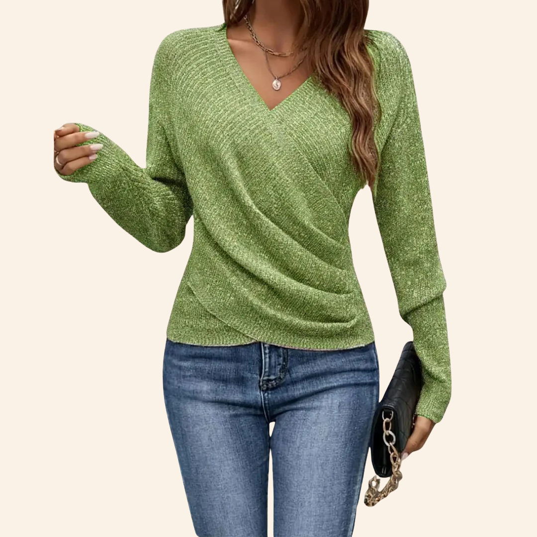 Jasmin | Elegant Top with V-Neck
