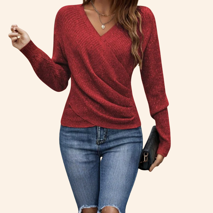 Jasmin | Elegant Top with V-Neck