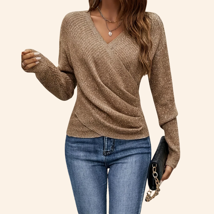 Jasmin | Elegant Top with V-Neck