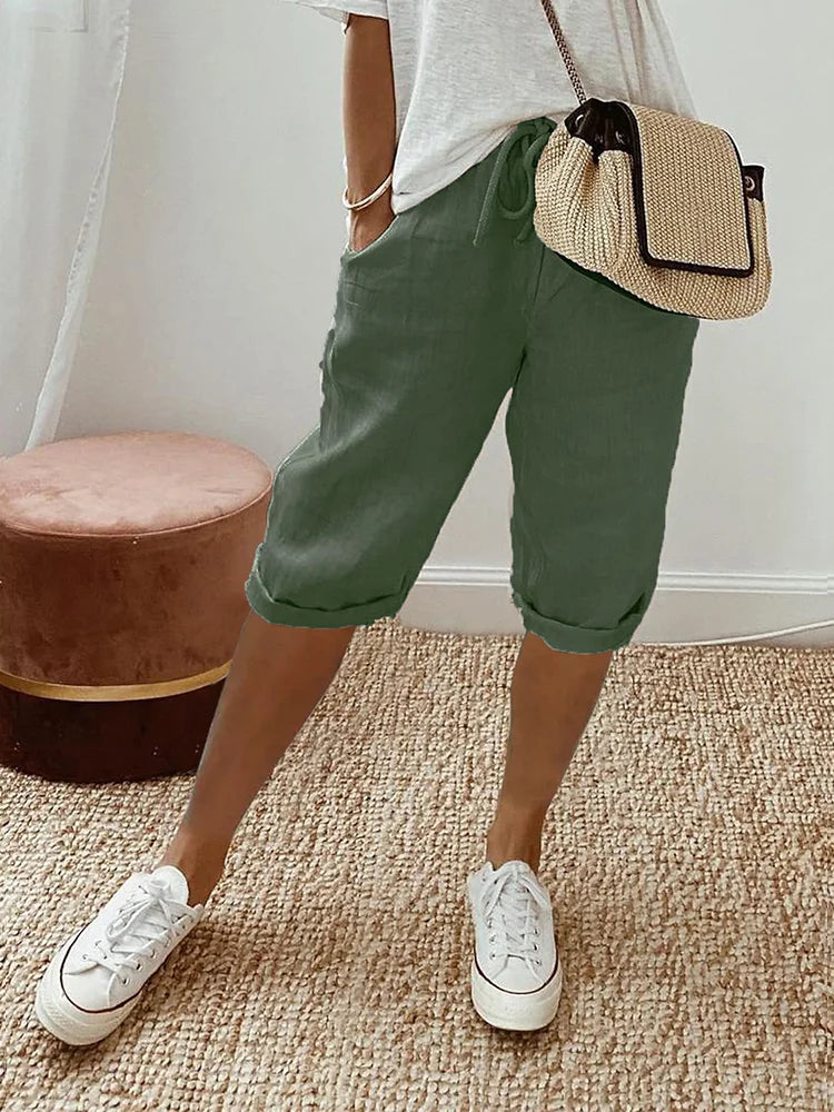Michelle | Comfortable Cotton-Linen Pants