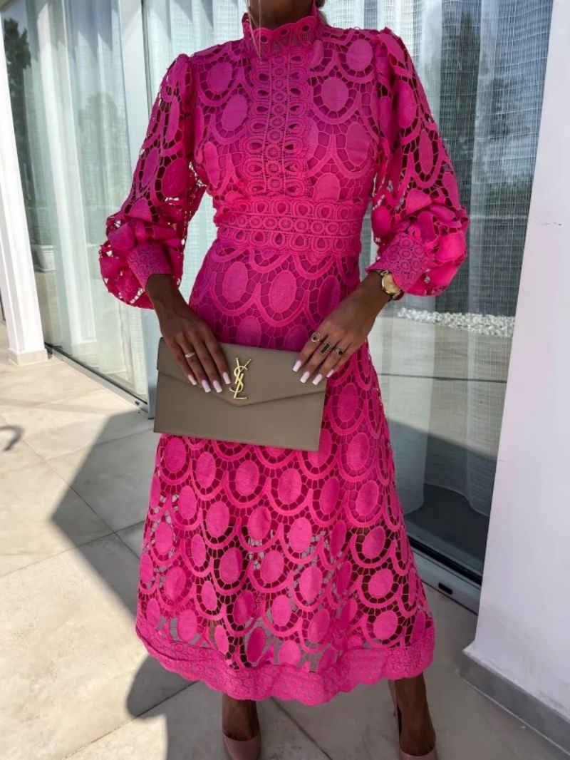 Luna | Elegant Lace Midi Dress