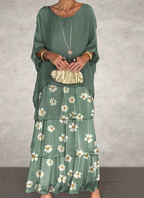 Lana | Elegant Flowing Maxi Dress