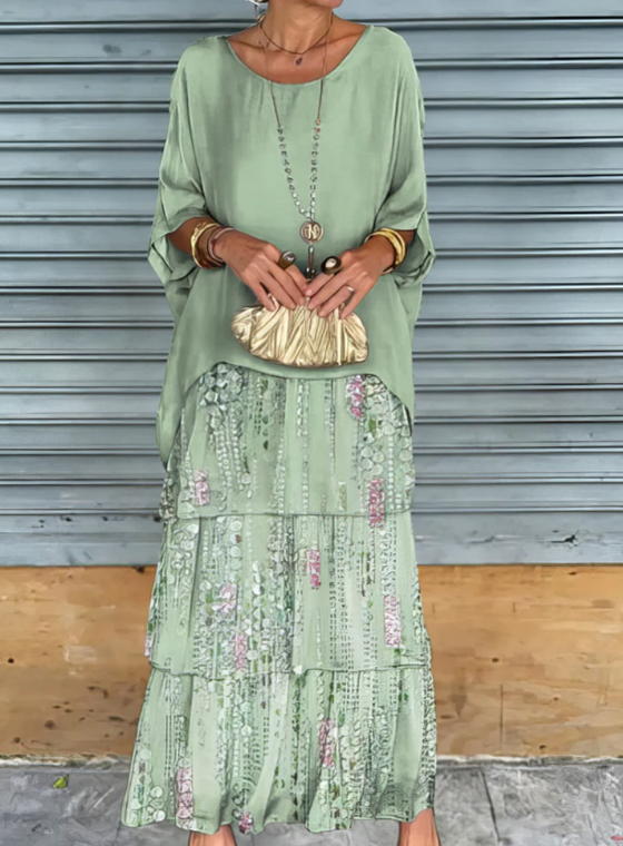 Lana | Elegant Flowing Maxi Dress