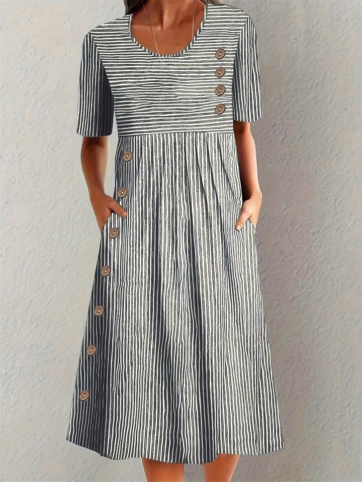 Leah | Striped Summer Dress