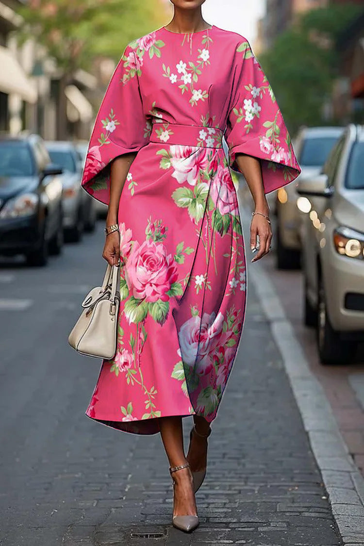 Estelle | Elegant Floral Dress