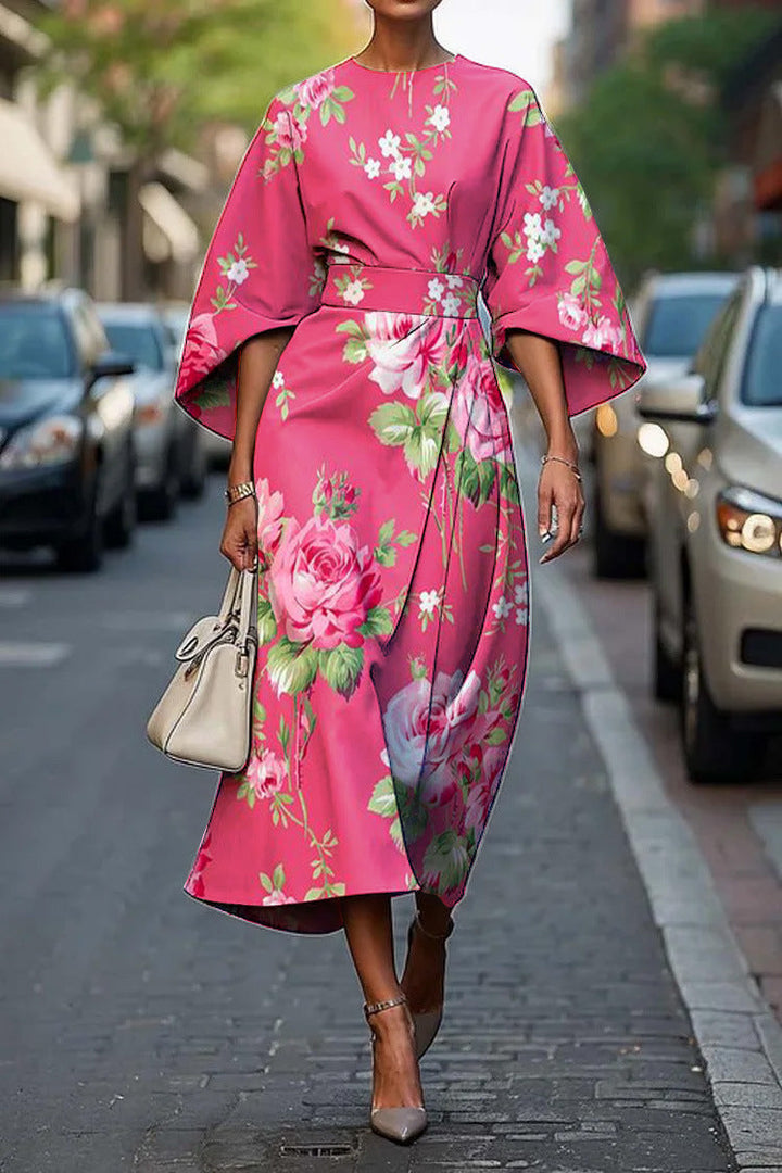 Estelle | Elegant Floral Dress