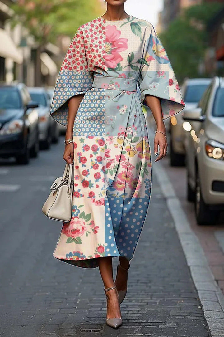 Estelle | Elegant Floral Dress