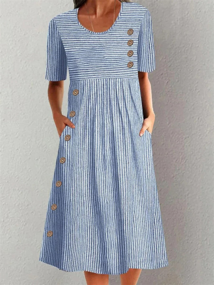 Leah | Striped Summer Dress