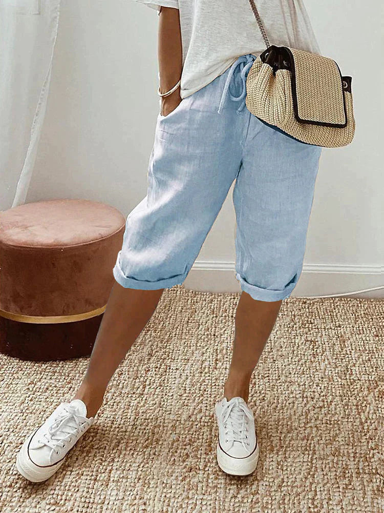 Michelle | Comfortable Cotton-Linen Pants