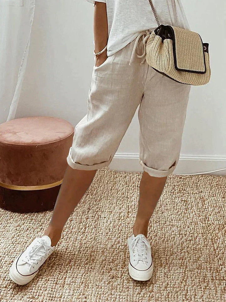 Michelle | Comfortable Cotton-Linen Pants